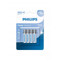 ถ่านอัลคาไลน์ AAAx4 PHILIPS Power Alkaline LR03P4B/67